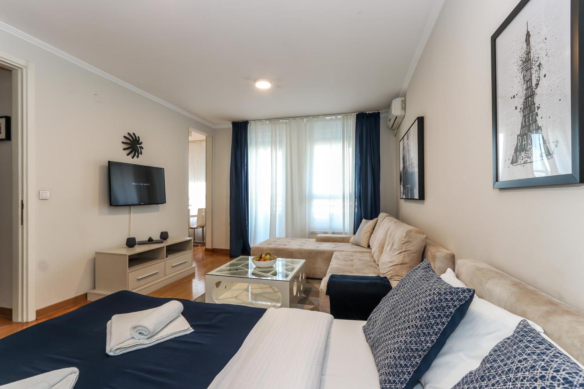 New Belgrade Apartments, Parking 5 Eur Per Day Exteriör bild