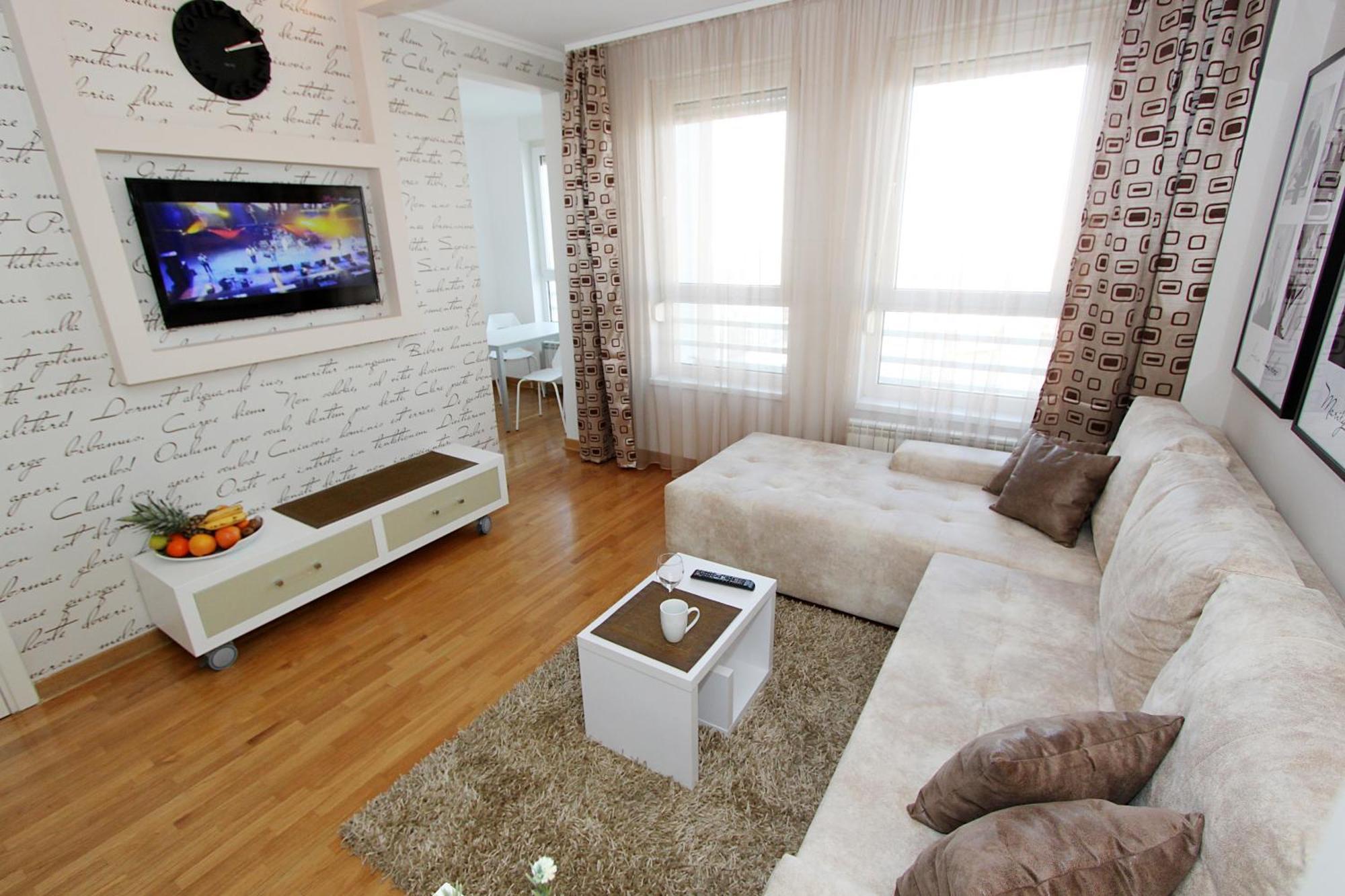 New Belgrade Apartments, Parking 5 Eur Per Day Rum bild